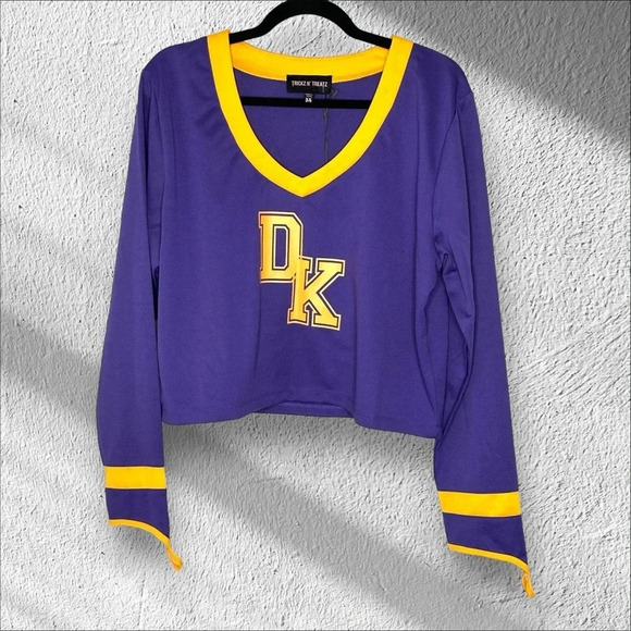 New DOLLSKILL TRICKZ  N’‎ TREATZ Cheerleading Top Size 3X NWT Emo Grunge Goth - Picture 1 of 11